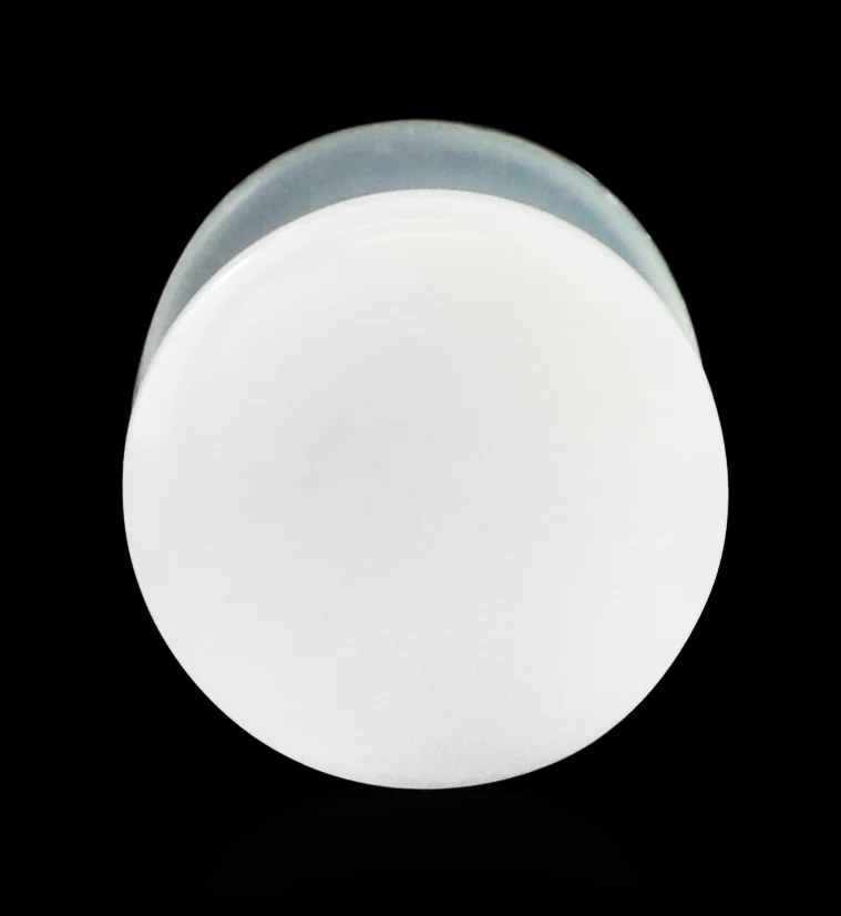 White Glass Plugs - Single Flare - Image 4
