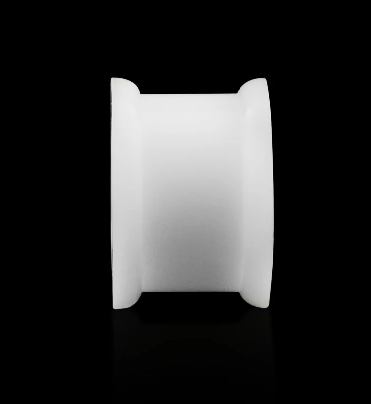 White Silicone Anchor Tunnel Plugs - Image 4