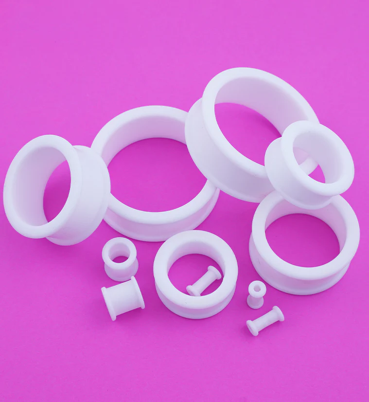 White Silicone Tunnels - Image 2