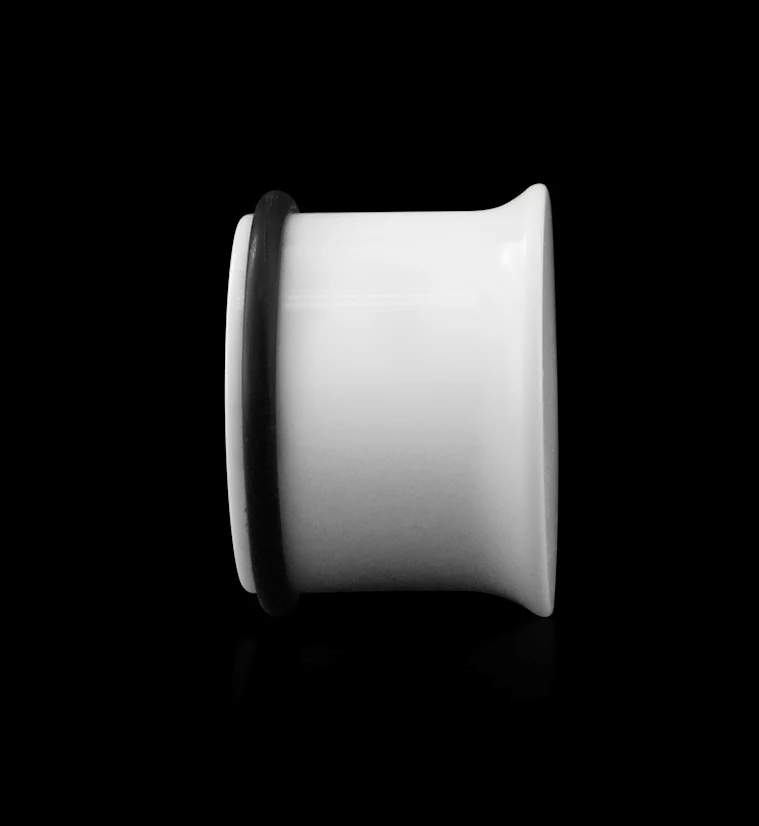 White Single Flare Plugs - Image 3
