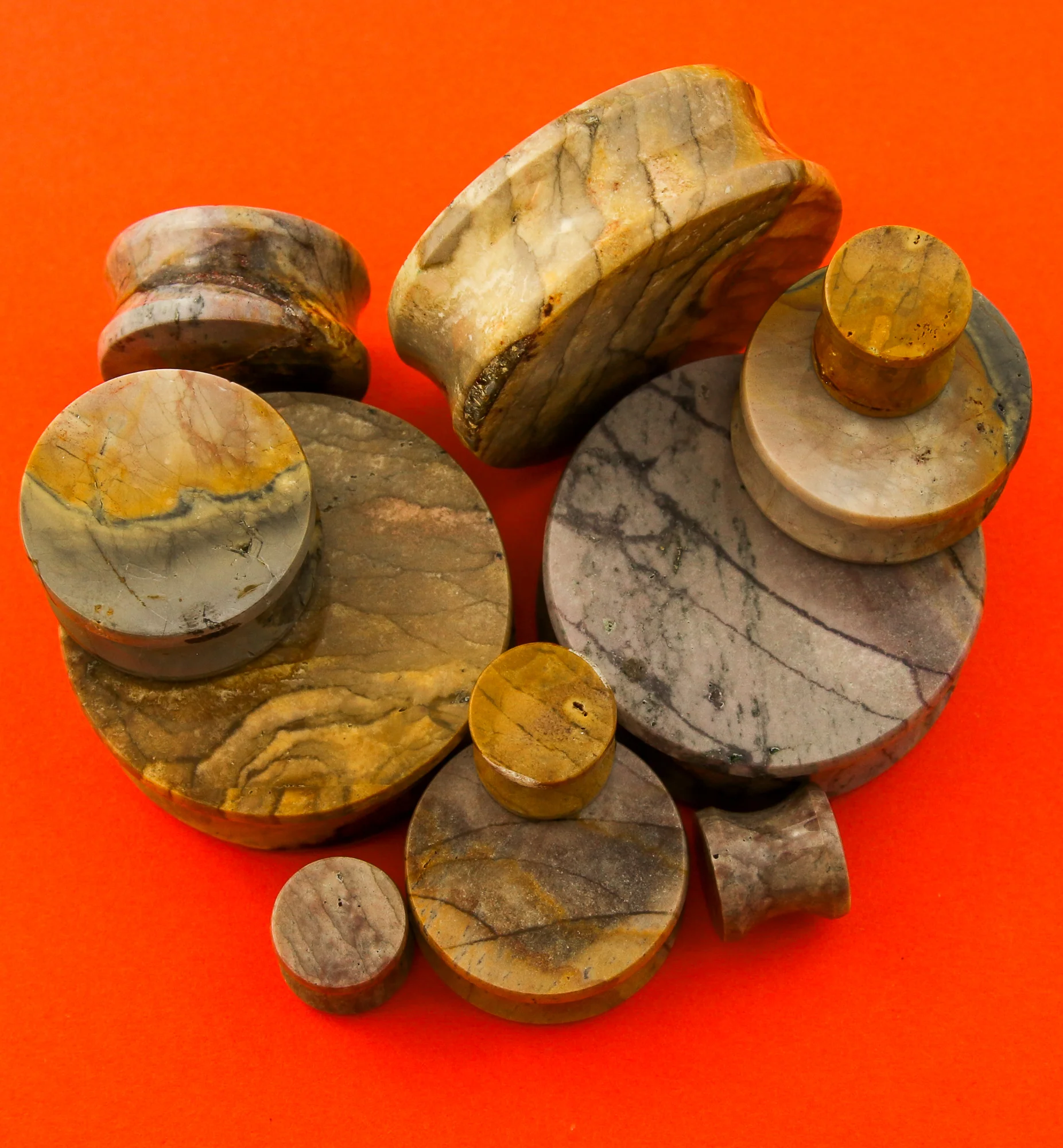 Willow Creek Jasper Stone Plugs - Image 2