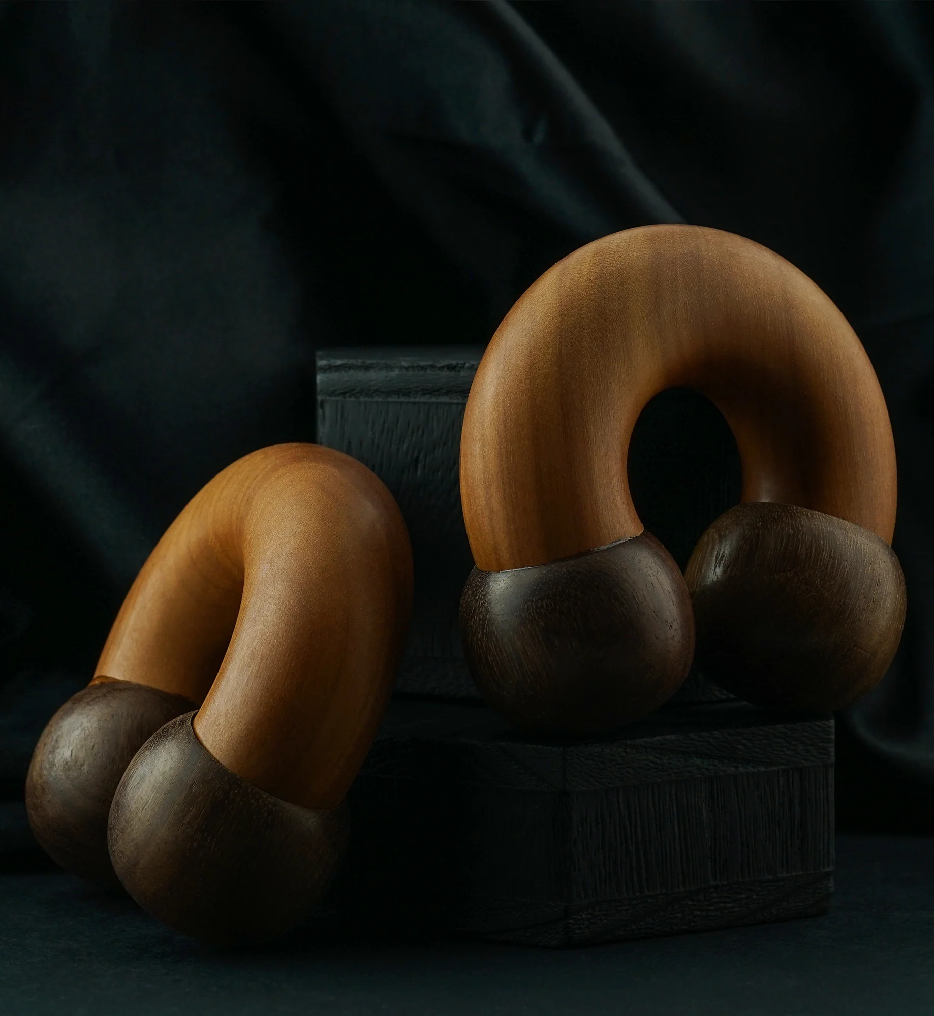 Wooden Circular Barbell Hoop Plugs - Image 2