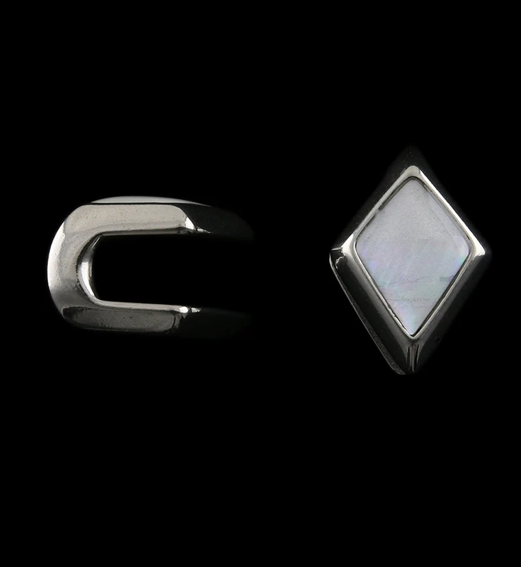 Zircon Mother of Pearl Ear Weights - Image 4